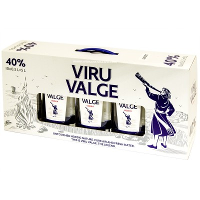 Viru Valge Vodka 10x50cl PET