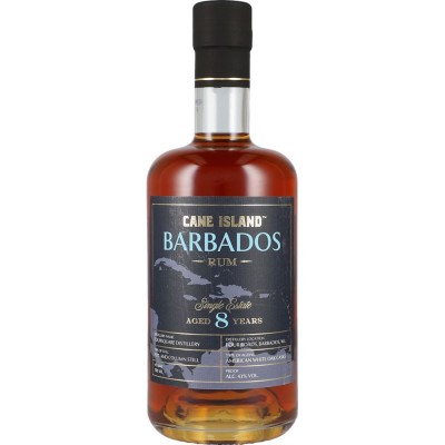 Cane Island Barbados Single Estate Rum 8YO 70cl