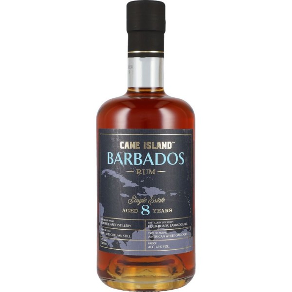 Cane Island Barbados Single Estate Rum 8YO 70cl