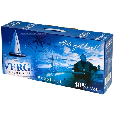 Vergi Vodka 40 10x50cl PET