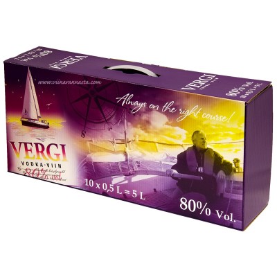 Vergi Vodka 80 10x50cl PET