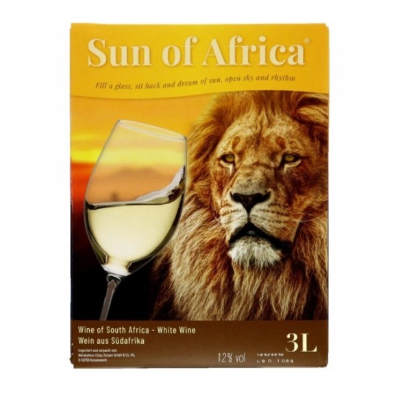 Sun of Africa Cape White 300cl BiB