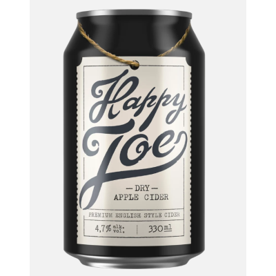 Happy Joe Dry Apple Cider 24x33cl