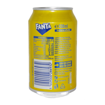 Fanta Lemon 24x33cl MHD\BB Date 31.07.2026